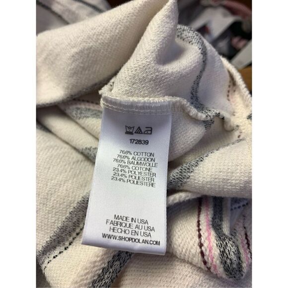 Dolan Cowlneck Striped Top Size S - Picture 7 of 9